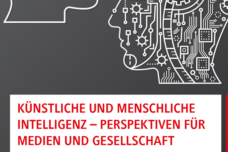 Cover Flyer Künstliche und menschliche Intelligenz - Perspektiven für Medien und Gesellschaft