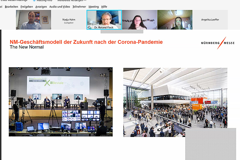 Screenshot Webex Präsentation