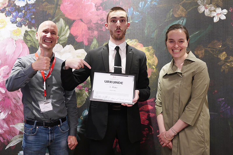 Platz 3 beim Wettbewerb "Hotellobby der Zukunft"