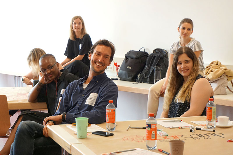 Foto vom  BarCamp der Nachwuchswissenschaftler*innen