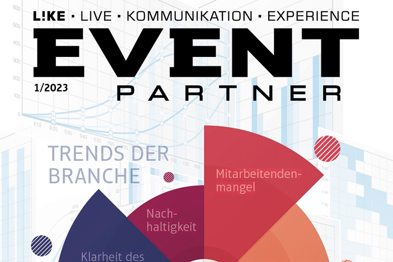 Bild vom Magazincover von Eventpartner