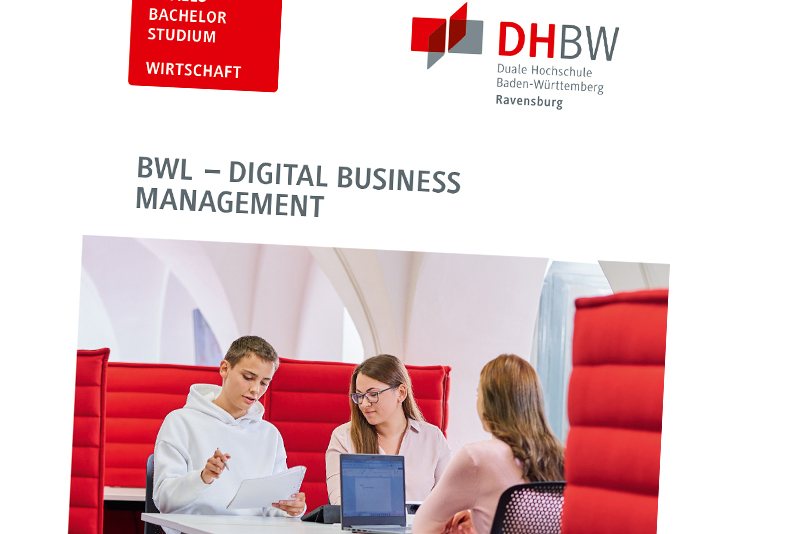 Flyer für Digital Business Management