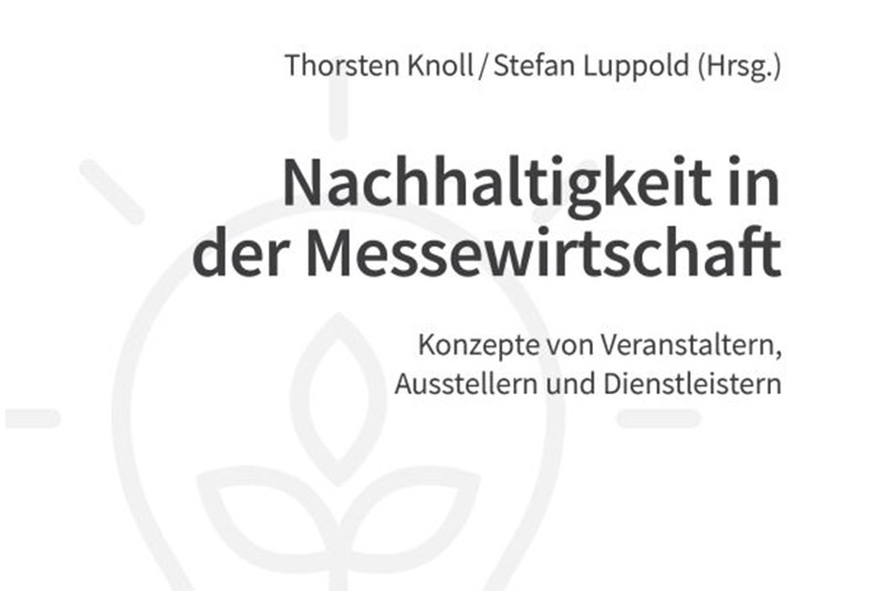 Buchcover Nachhaltigkeit in der Messewirtschaft