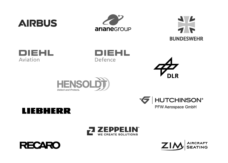 Logos Duale Partner Luft- und Raumfahrttechnik
