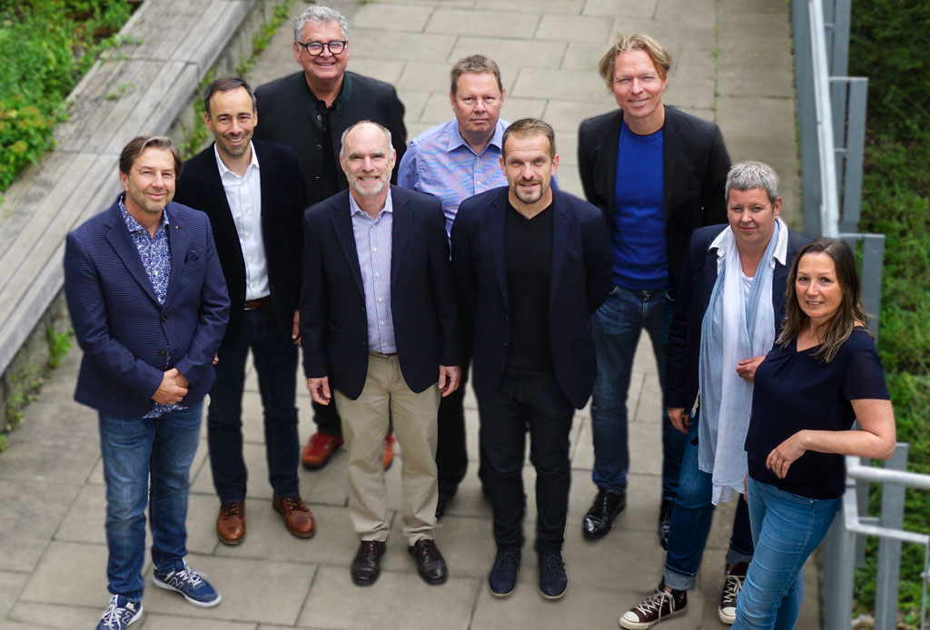 Gruppenbild der Mitarbeiter des Studiengangs MKE