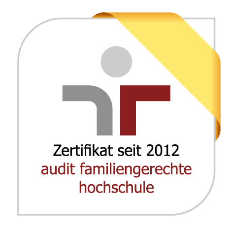 Zertifikat Familiengerechte Hochschule seit 2012