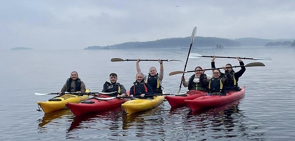 Studierende von Hotelmanagement beim Erasmus Projekt in Finnland