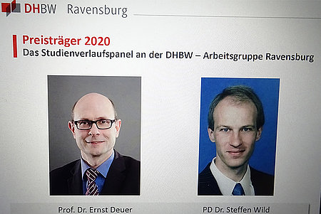 Porträt von Prof. Deuer und PD Dr. Wild