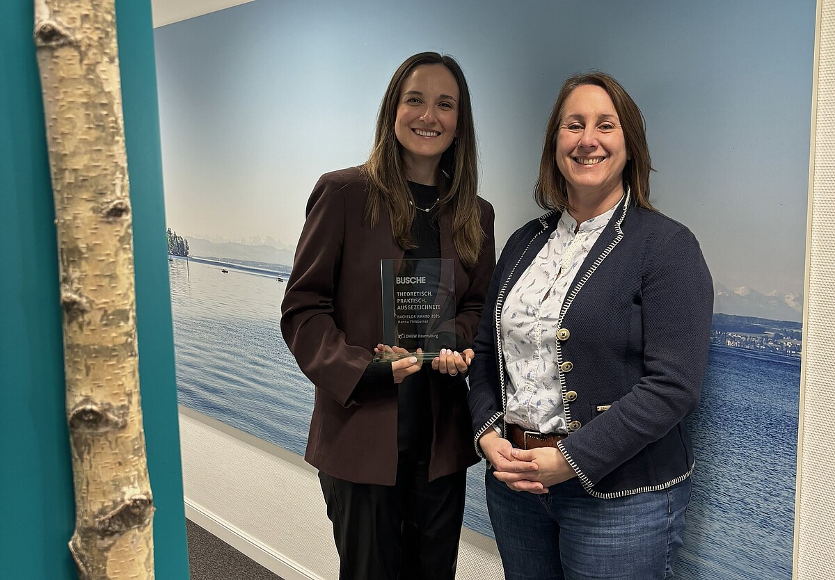 Auszeichnung Abschlussarbeit Hanna Finkbeiner im Tourismus Studium