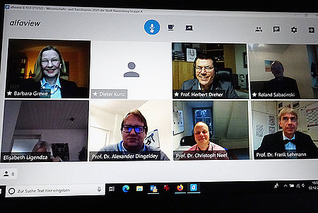 Screenshot Ehrung über alfaview
