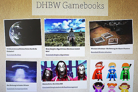 Deckblätter der sechs Gamebooks