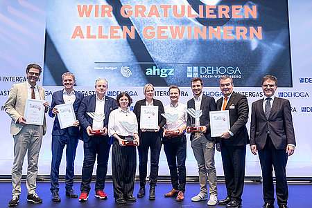 Gruppenbild bei der Preisverleihung bei der Intergastra