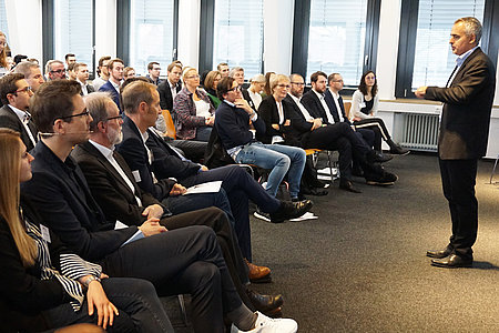 Publikum des Vortrages