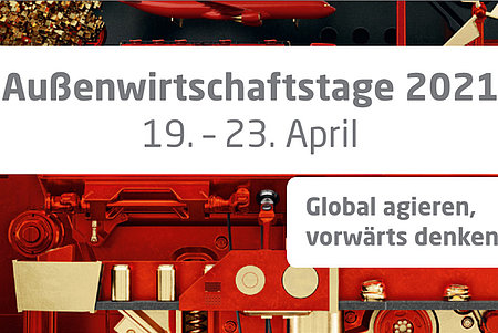Ausschnitt aus der Broschüre zu den Außenwirtschaftstagen