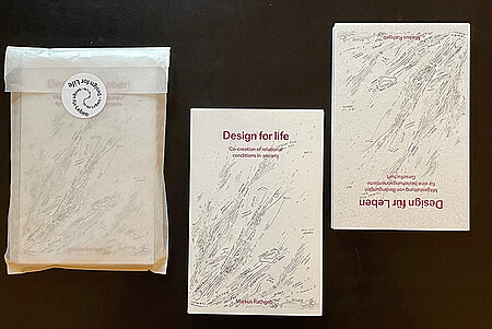 Buchcover Design für Leben