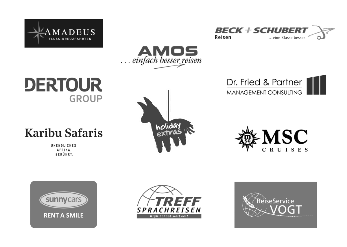 Logos Duale Partner Studienschwerpunkt Reiseverkehr und Reisevertrieb
