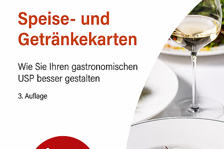 Buchcover von „Speise- und Getränkekarten. Wie Sie Ihren gastronomischen USP besser gestalten“