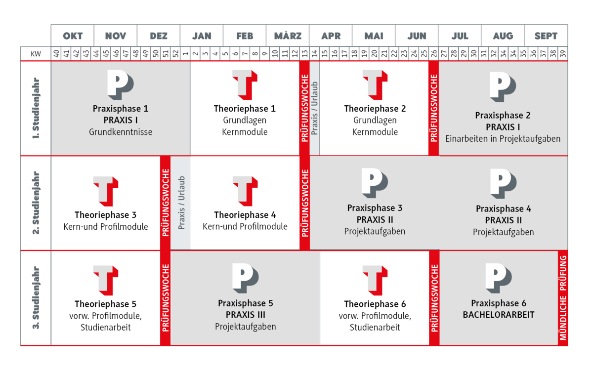 Studienverlauf Embedded Systems Studium
