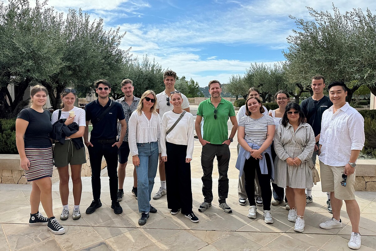 Kurs auf Studienfahrt auf Mallorca