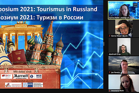 Einblick in den Videochat des Symposiums