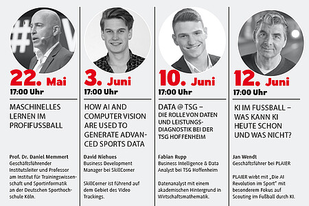 Übersicht Vorträge am Zentrum für Digitale Innovationen