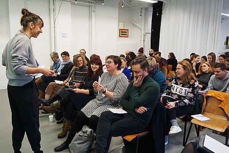 Teilnehmende des Symposiums "Gender Tech Gap"